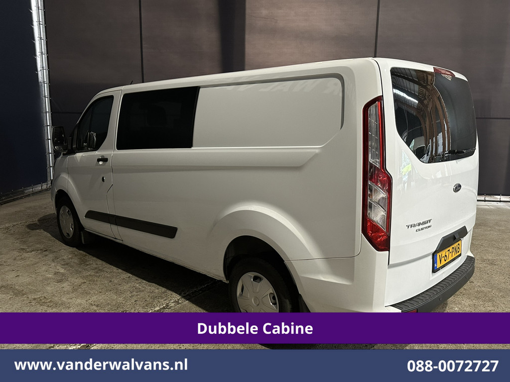 Ford Transit Custom 2.0 TDCI 130pk L2H1 Dubbele Cabine Euro6 Airco | 6-Zits | Camera | Apple Carplay Android Auto, Cruisecontrol, Stoelverwarming, Parkeersensoren, Achterklep 11