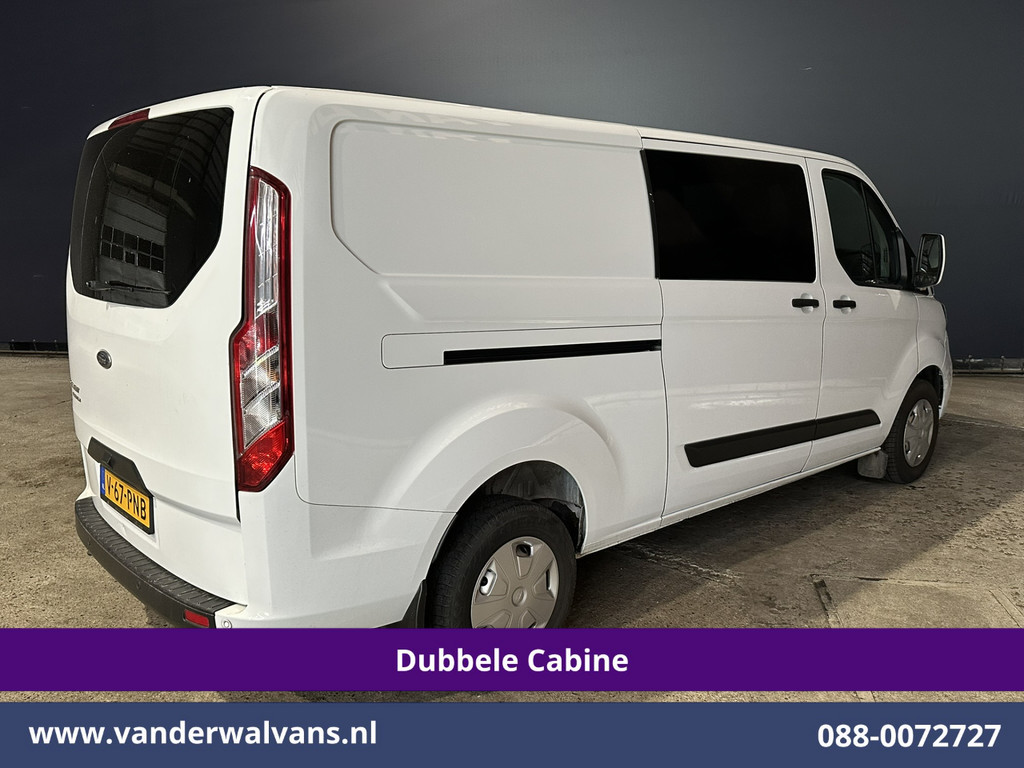 Ford Transit Custom 2.0 TDCI 130pk L2H1 Dubbele Cabine Euro6 Airco | 6-Zits | Camera | Apple Carplay Android Auto, Cruisecontrol, Stoelverwarming, Parkeersensoren, Achterklep 12