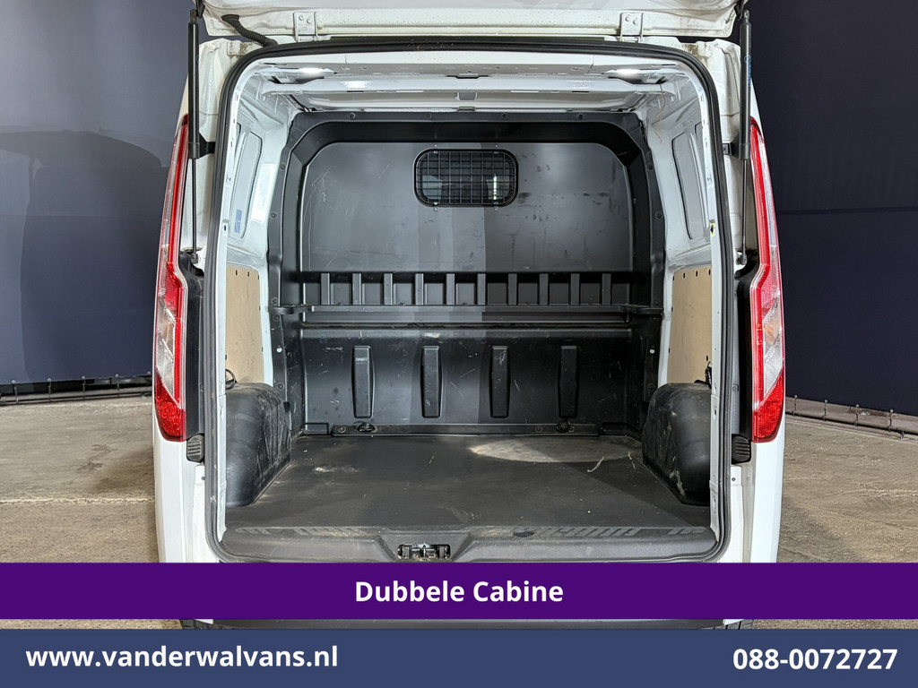 Ford Transit Custom 2.0 TDCI 130pk L2H1 Dubbele Cabine Euro6 Airco | 6-Zits | Camera | Apple Carplay Android Auto, Cruisecontrol, Stoelverwarming, Parkeersensoren, Achterklep 13