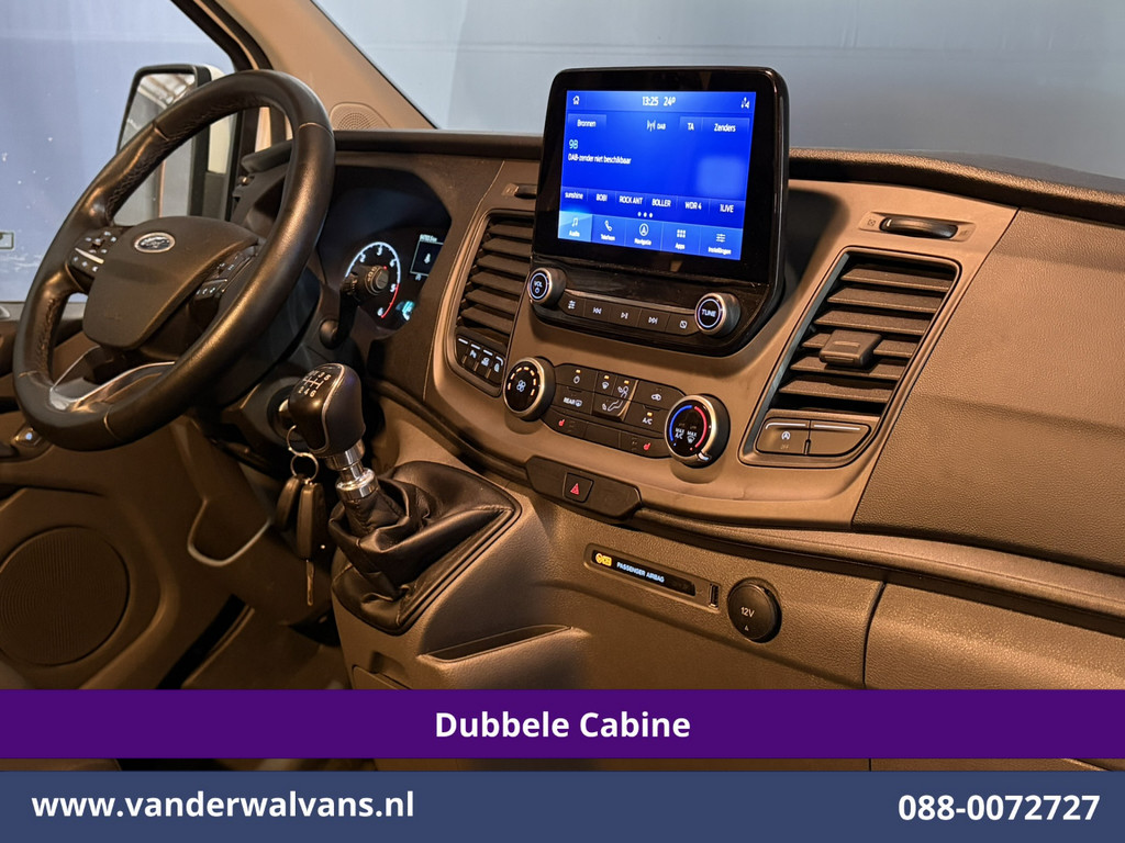 Ford Transit Custom 2.0 TDCI 130pk L2H1 Dubbele Cabine Euro6 Airco | 6-Zits | Camera | Apple Carplay Android Auto, Cruisecontrol, Stoelverwarming, Parkeersensoren, Achterklep 14
