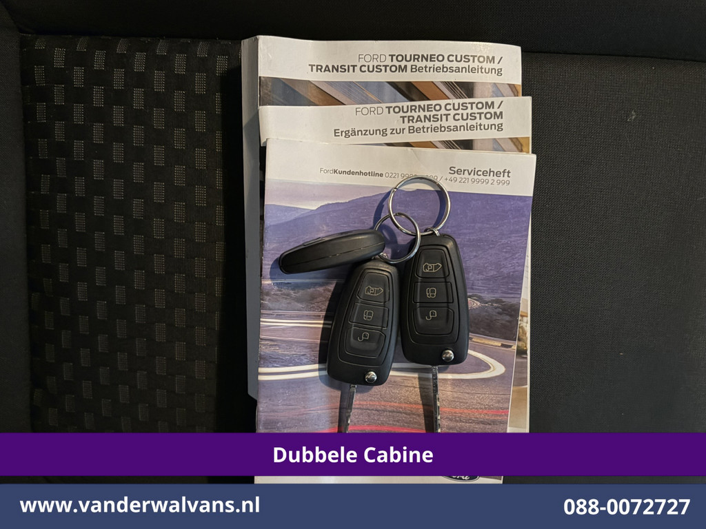 Ford Transit Custom 2.0 TDCI 130pk L2H1 Dubbele Cabine Euro6 Airco | 6-Zits | Camera | Apple Carplay Android Auto, Cruisecontrol, Stoelverwarming, Parkeersensoren, Achterklep 16