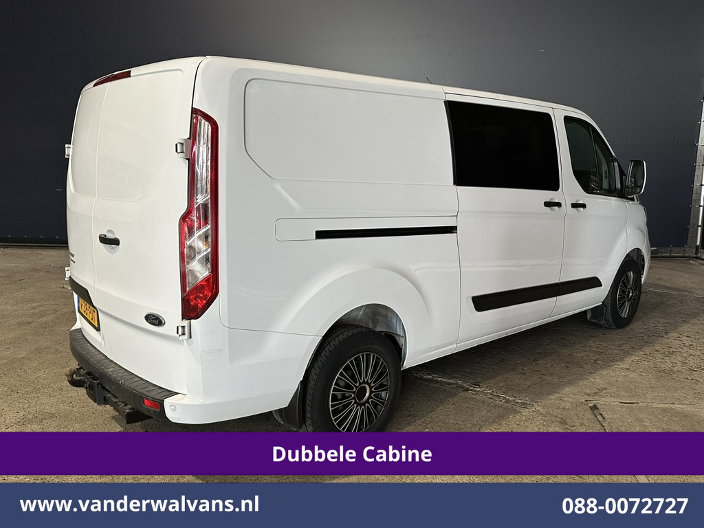 Ford Transit Custom 2.0 TDCI 130pk L2H1 Dubbele Cabine Euro6 Airco | 6-Zits | LED | Cruisecontrol | Trekhaak Parkeersensoren, Verwarmde voorruit 10