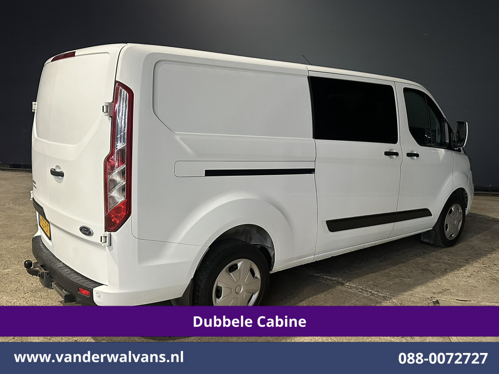 Ford Transit Custom 2.0 TDCI 130pk L2H1 Dubbele Cabine Euro6 Airco | 6-Zits | LED | Cruisecontrol | Trekhaak Parkeersensoren, Verwarmde voorruit 11