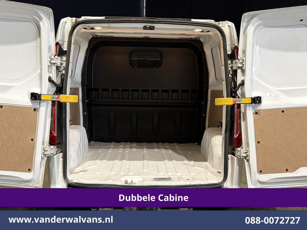 Ford Transit Custom 2.0 TDCI 130pk L2H1 Dubbele Cabine Euro6 Airco | 6-Zits | LED | Cruisecontrol | Trekhaak Parkeersensoren, Verwarmde voorruit 12
