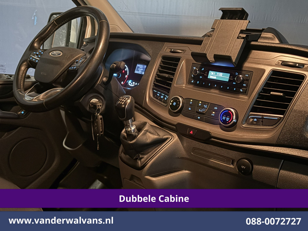 Ford Transit Custom 2.0 TDCI 130pk L2H1 Dubbele Cabine Euro6 Airco | 6-Zits | LED | Cruisecontrol | Trekhaak Parkeersensoren, Verwarmde voorruit 13