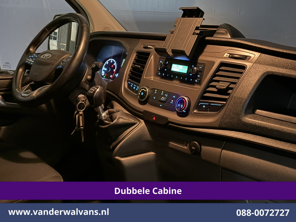 Ford Transit Custom 2.0 TDCI 130pk L2H1 Dubbele Cabine Euro6 Airco | 6-Zits | LED | Cruisecontrol | Trekhaak Parkeersensoren, Verwarmde voorruit 13