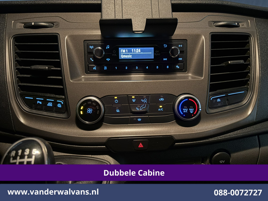 Ford Transit Custom 2.0 TDCI 130pk L2H1 Dubbele Cabine Euro6 Airco | 6-Zits | LED | Cruisecontrol | Trekhaak Parkeersensoren, Verwarmde voorruit 15