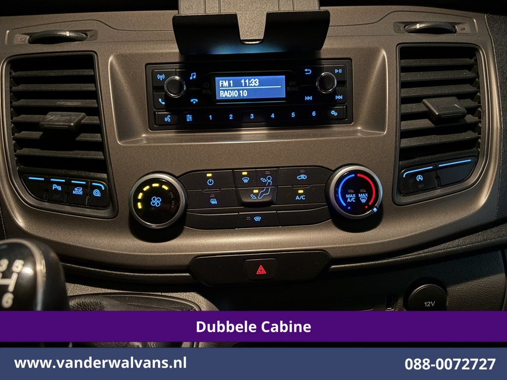 Ford Transit Custom 2.0 TDCI 130pk L2H1 Dubbele Cabine Euro6 Airco | 6-Zits | LED | Cruisecontrol | Trekhaak Parkeersensoren, Verwarmde voorruit 15