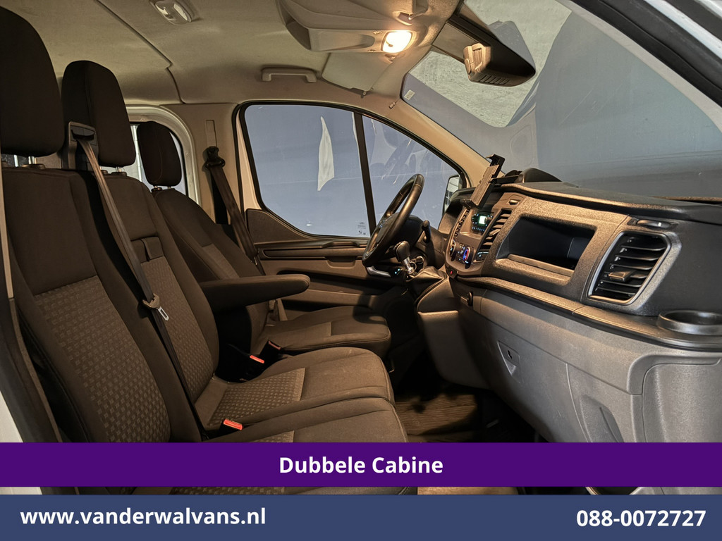 Ford Transit Custom 2.0 TDCI 130pk L2H1 Dubbele Cabine Euro6 Airco | 6-Zits | LED | Cruisecontrol | Trekhaak Parkeersensoren, Verwarmde voorruit 7