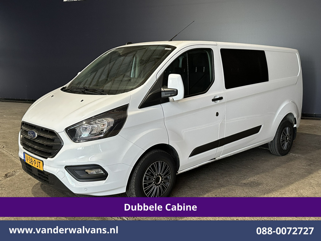 Ford Transit Custom 2.0 TDCI 130pk L2H1 Dubbele Cabine Euro6 Airco | 6-Zits | LED | Cruisecontrol | Trekhaak Parkeersensoren, Verwarmde voorruit 8