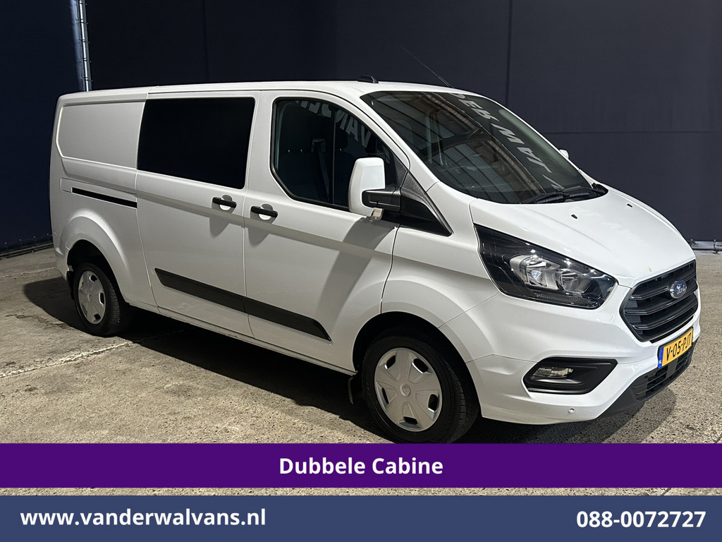 Ford Transit Custom 2.0 TDCI 130pk L2H1 Dubbele Cabine Euro6 Airco | 6-Zits | LED | Cruisecontrol | Trekhaak Parkeersensoren, Verwarmde voorruit 8