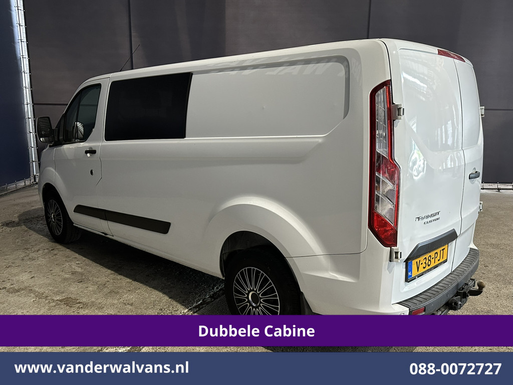 Ford Transit Custom 2.0 TDCI 130pk L2H1 Dubbele Cabine Euro6 Airco | 6-Zits | LED | Cruisecontrol | Trekhaak Parkeersensoren, Verwarmde voorruit 9