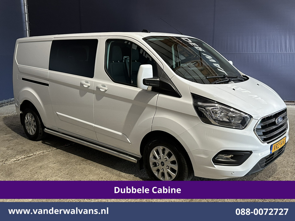 Ford Transit Custom 2.0 TDCI 130pk L2H1 Dubbele Cabine Euro6 Airco | 6-Zits | LM velgen | LED | Navigatie | Cruisecontrol | 2800kg Trekhaak Stoelverwarming, Verwarmde voorruit, Parkeersensoren, Sidebars 11