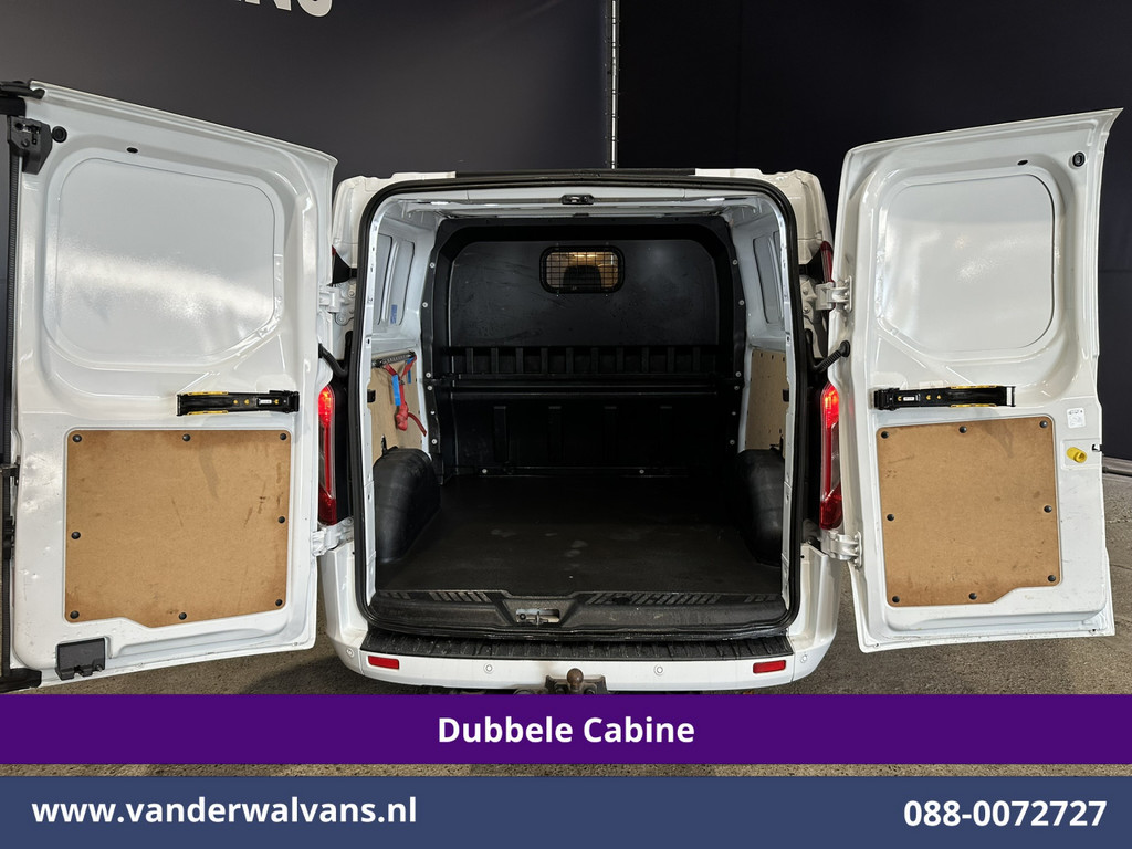 Ford Transit Custom 2.0 TDCI 130pk L2H1 Dubbele Cabine Euro6 Airco | 6-Zits | LM velgen | LED | Navigatie | Cruisecontrol | 2800kg Trekhaak Stoelverwarming, Verwarmde voorruit, Parkeersensoren, Sidebars 14