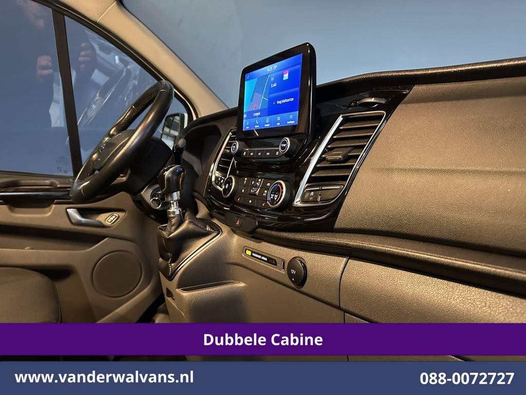 Ford Transit Custom 2.0 TDCI 130pk L2H1 Dubbele Cabine Euro6 Airco | 6-Zits | LM velgen | LED | Navigatie | Cruisecontrol | 2800kg Trekhaak Stoelverwarming, Verwarmde voorruit, Parkeersensoren, Sidebars 15