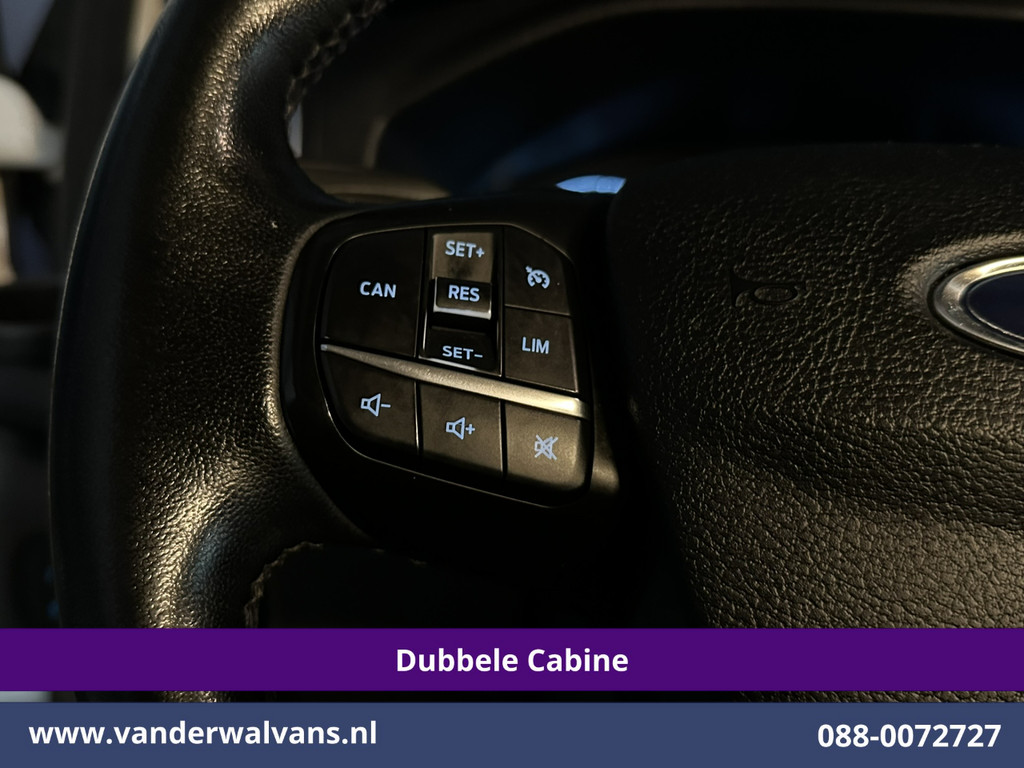 Ford Transit Custom 2.0 TDCI 130pk L2H1 Dubbele Cabine Euro6 Airco | 6-Zits | LM velgen | LED | Navigatie | Cruisecontrol | 2800kg Trekhaak Stoelverwarming, Verwarmde voorruit, Parkeersensoren, Sidebars 7