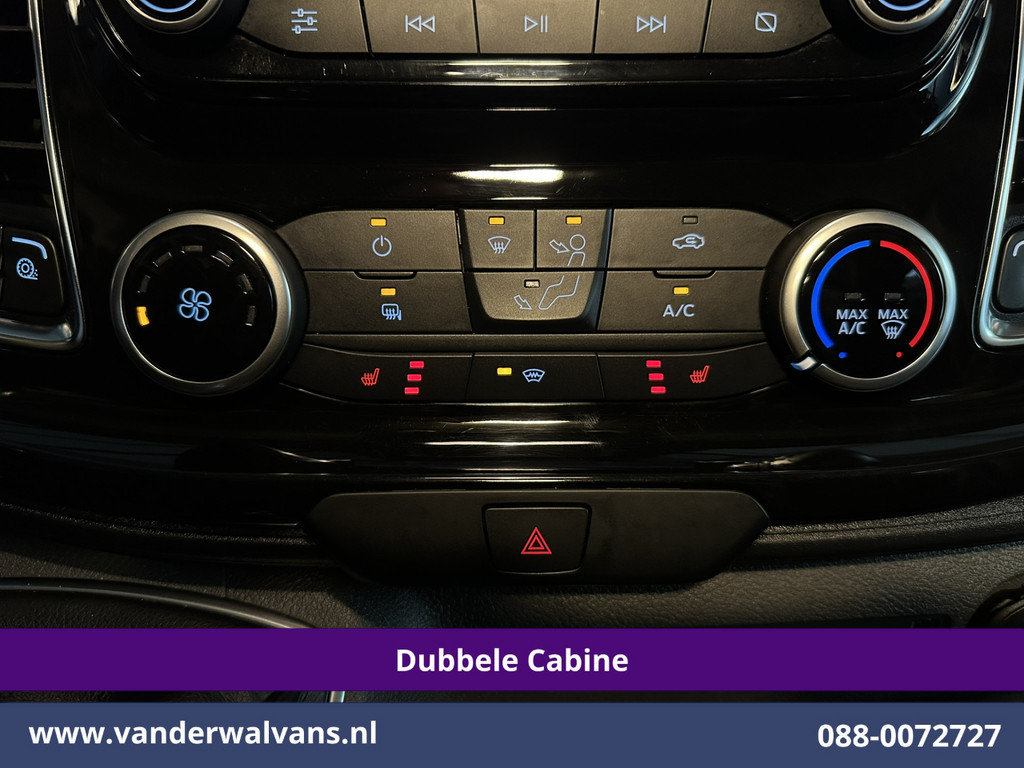 Ford Transit Custom 2.0 TDCI 130pk L2H1 Dubbele Cabine Euro6 Airco | 6-Zits | LM velgen | LED | Navigatie | Cruisecontrol | 2800kg Trekhaak Stoelverwarming, Verwarmde voorruit, Parkeersensoren, Sidebars 8