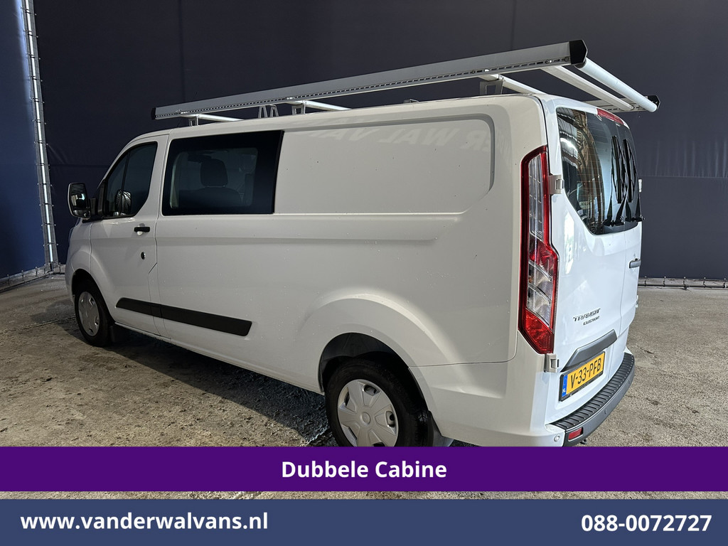 Ford Transit Custom 2.0 TDCI 130pk L2H1 Dubbele Cabine Euro6 inrichting | Airco | 5-Zits | Imperiaal | LED | Cruisecontrol Stoelverwarming, Parkeersensoren, 2800kg trekvermogen 10