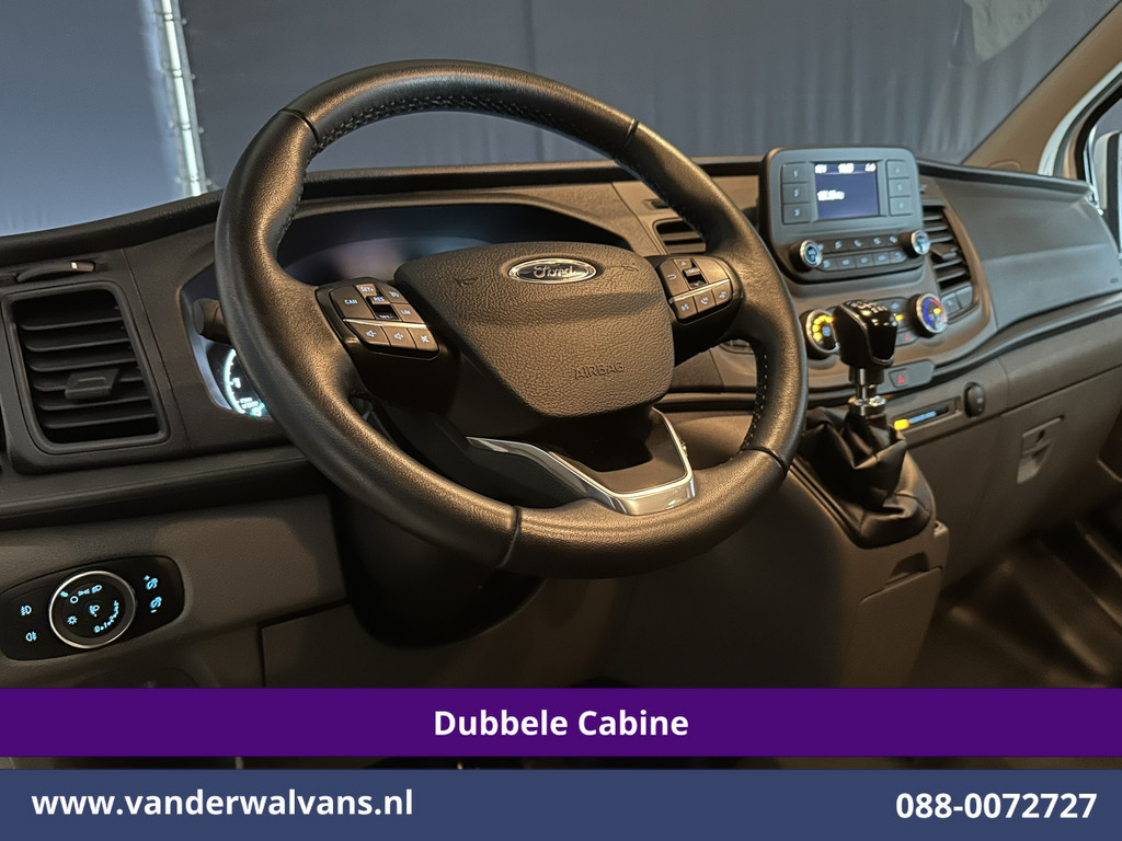 Ford Transit Custom 2.0 TDCI 130pk L2H1 Dubbele Cabine Euro6 inrichting | Airco | 5-Zits | Imperiaal | LED | Cruisecontrol Stoelverwarming, Parkeersensoren, 2800kg trekvermogen 15