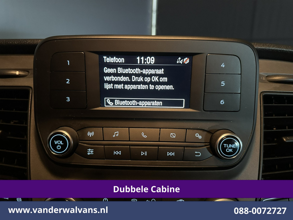 Ford Transit Custom 2.0 TDCI 130pk L2H1 Dubbele Cabine Euro6 inrichting | Airco | 5-Zits | Imperiaal | LED | Cruisecontrol Stoelverwarming, Parkeersensoren, 2800kg trekvermogen 17