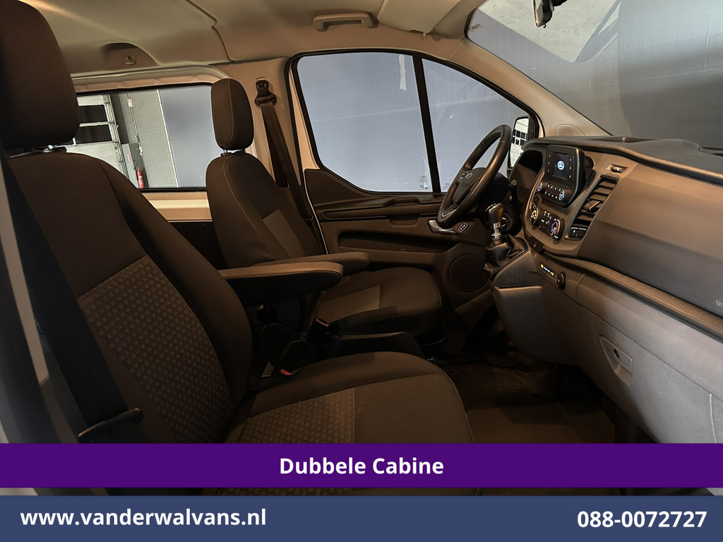 Ford Transit Custom 2.0 TDCI 130pk L2H1 Dubbele Cabine Euro6 inrichting | Airco | 5-Zits | Imperiaal | LED | Cruisecontrol Stoelverwarming, Parkeersensoren, 2800kg trekvermogen 7