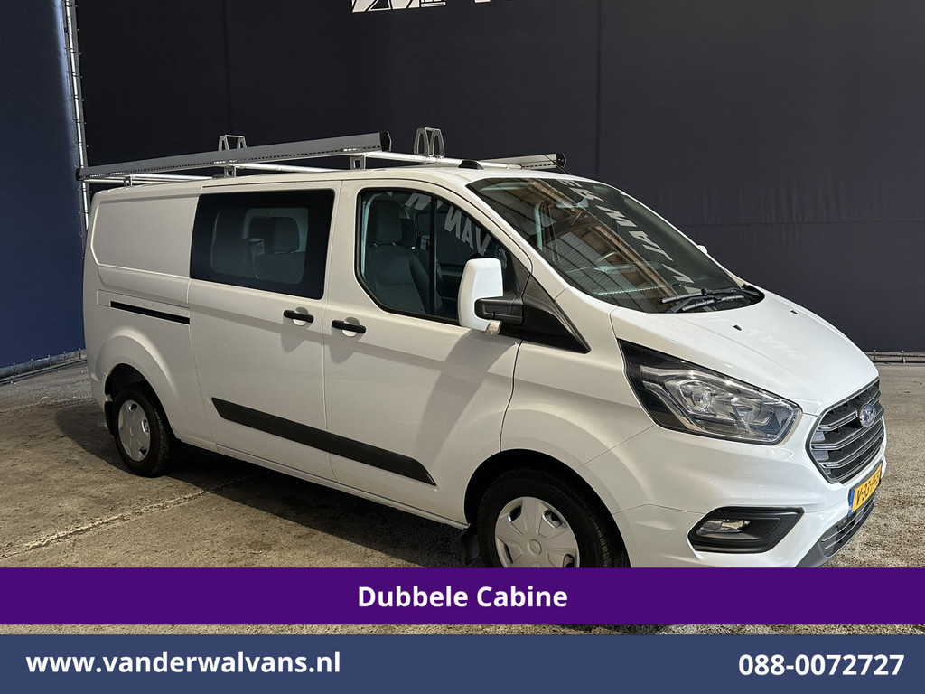 Ford Transit Custom 2.0 TDCI 130pk L2H1 Dubbele Cabine Euro6 inrichting | Airco | 5-Zits | Imperiaal | LED | Cruisecontrol Stoelverwarming, Parkeersensoren, 2800kg trekvermogen 8
