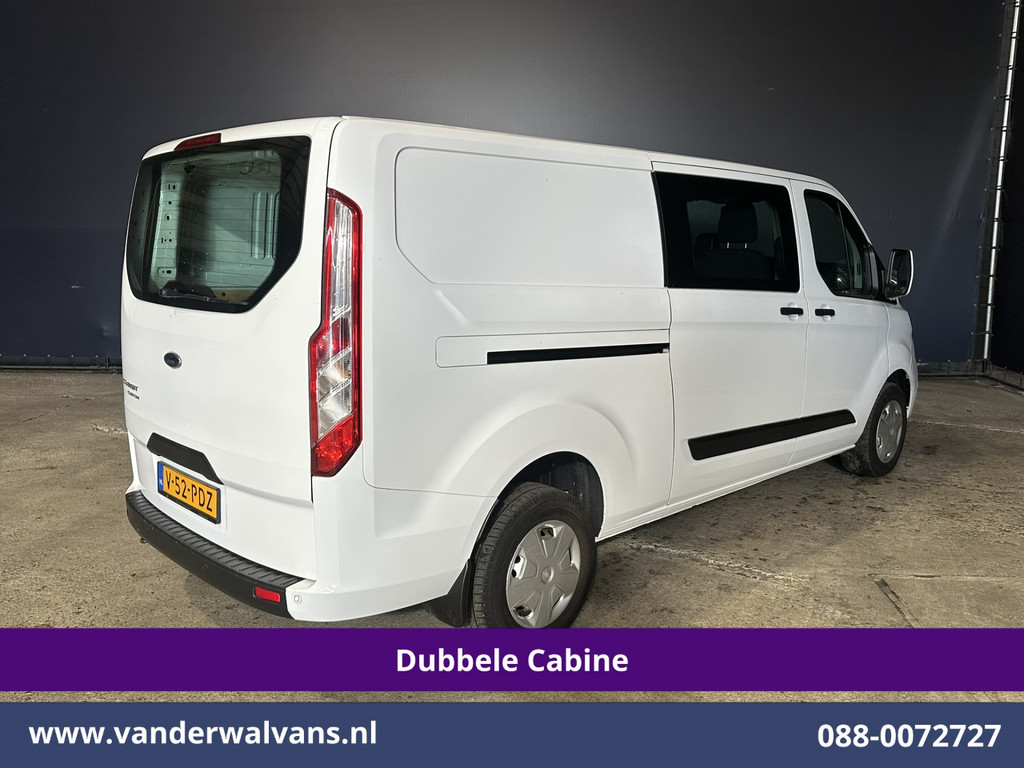 Ford Transit Custom 2.0 TDCI 130pk L2H1 Dubbele Cabine Euro6 inrichting | Airco | 6-Zits | LED | Cruisecontrol | Parkeersensoren Achterklep, 2800kg Trekvermogen 11