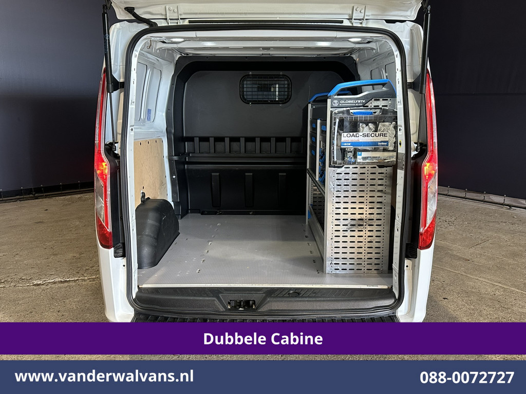 Ford Transit Custom 2.0 TDCI 130pk L2H1 Dubbele Cabine Euro6 inrichting | Airco | 6-Zits | LED | Cruisecontrol | Parkeersensoren Achterklep, 2800kg Trekvermogen 12