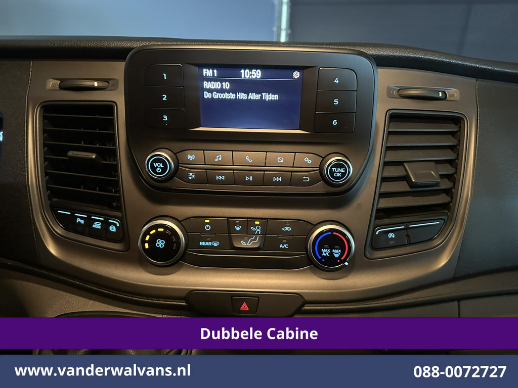 Ford Transit Custom 2.0 TDCI 130pk L2H1 Dubbele Cabine Euro6 inrichting | Airco | 6-Zits | LED | Cruisecontrol | Parkeersensoren Achterklep, 2800kg Trekvermogen 16