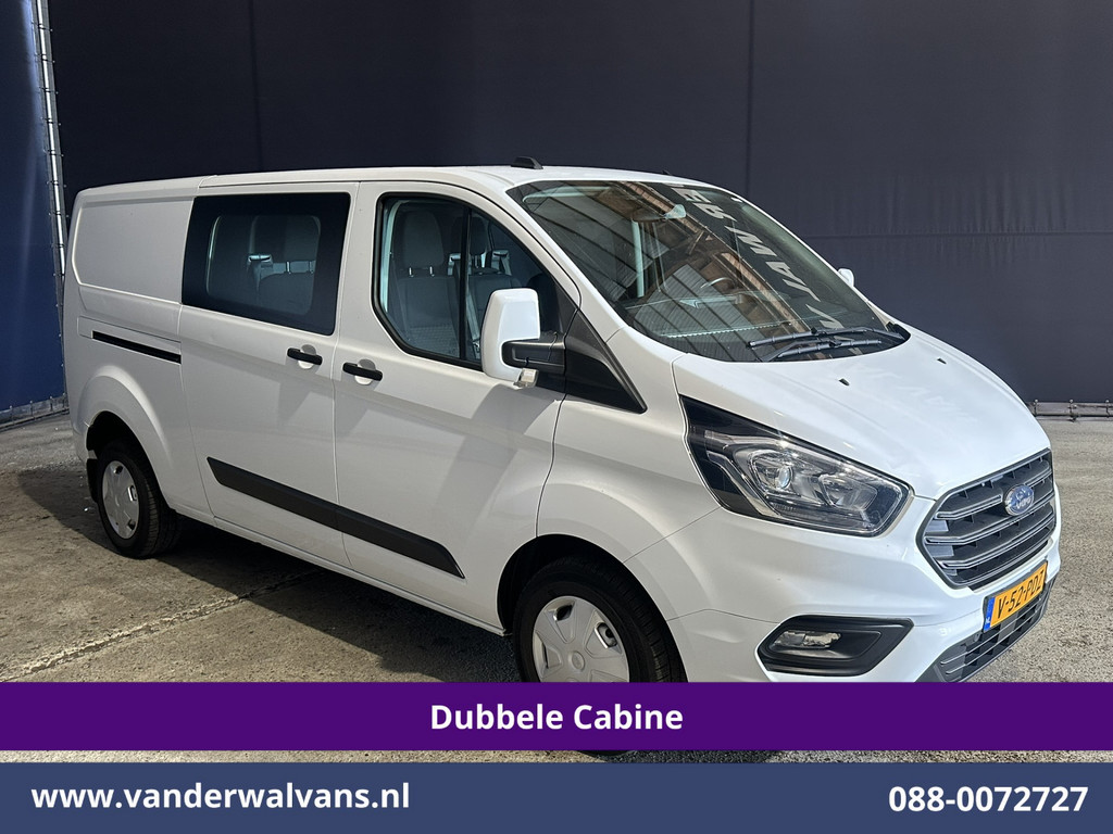 Ford Transit Custom 2.0 TDCI 130pk L2H1 Dubbele Cabine Euro6 inrichting | Airco | 6-Zits | LED | Cruisecontrol | Parkeersensoren Achterklep, 2800kg Trekvermogen 8