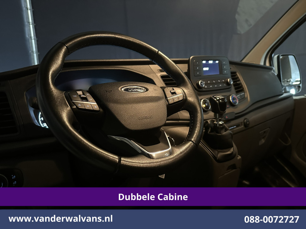 Ford Transit Custom 2.0 TDCI 130pk L2H1 Dubbele Cabine Inrichting Euro6 Airco | 5-Zits | Imperiaal | LED | Cruisecontrol Stoelverwarming, Parkeersensoren 14