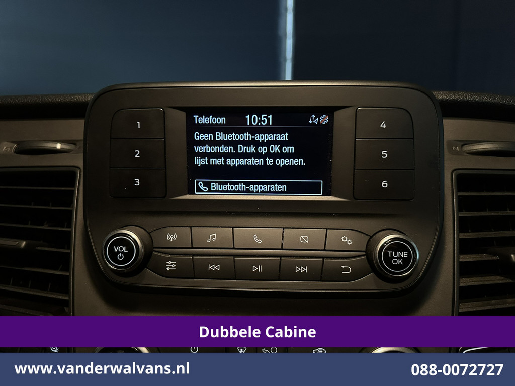 Ford Transit Custom 2.0 TDCI 130pk L2H1 Dubbele Cabine Inrichting Euro6 Airco | 5-Zits | Imperiaal | LED | Cruisecontrol Stoelverwarming, Parkeersensoren 16