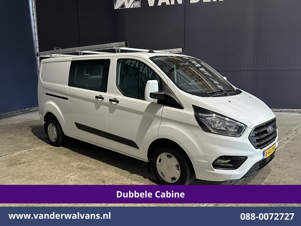 Ford Transit Custom 2.0 TDCI 130pk L2H1 Dubbele Cabine Inrichting Euro6 Airco | 5-Zits | Imperiaal | LED | Cruisecontrol Stoelverwarming, Parkeersensoren 8
