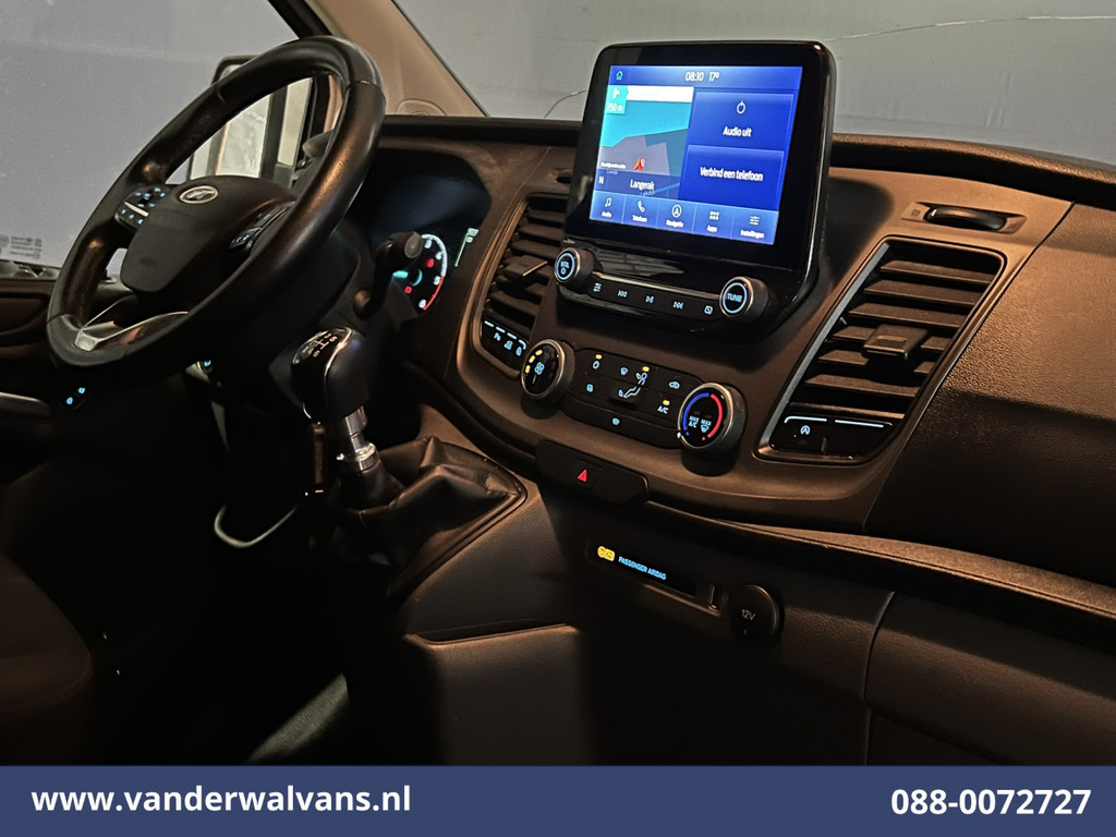 Ford Transit Custom 2.0 TDCI 130pk L2H1 Euro6 Airco | 2x zijdeur | Camera | Navigatie | LED | Cruisecontrol | 2800kg Trekhaak Apple, Carplay, Android Auto, Parkeersensoren, Bijrijdersbank, Achterklep 17