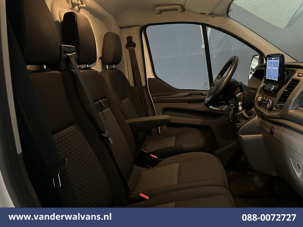 Ford Transit Custom 2.0 TDCI 130pk L2H1 Euro6 Airco | Android Auto | Stoelverwarming | Cruisecontrol | Parkeersensoren 2800kg trekvermogen, verwarmde voorruit, bijrijdersbank, LED 10