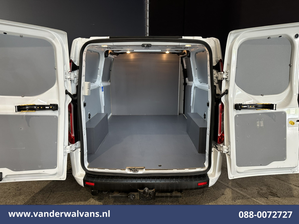 Ford Transit Custom 2.0 TDCI 130pk L2H1 Euro6 Airco | Camera | 2800kg Trekhaak | LED | Android Auto Cruisecontrol, Verwarmde voorruit, Stoelverwarming, Parkeersensoren, Bijrijdersbank 13