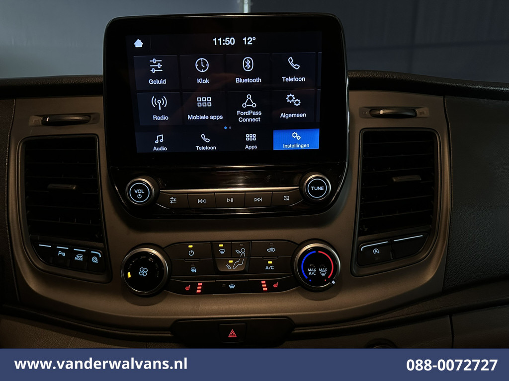 Ford Transit Custom 2.0 TDCI 130pk L2H1 Euro6 Airco | Camera | 2800kg Trekhaak | LED | Android Auto Cruisecontrol, Verwarmde voorruit, Stoelverwarming, Parkeersensoren, Bijrijdersbank 17