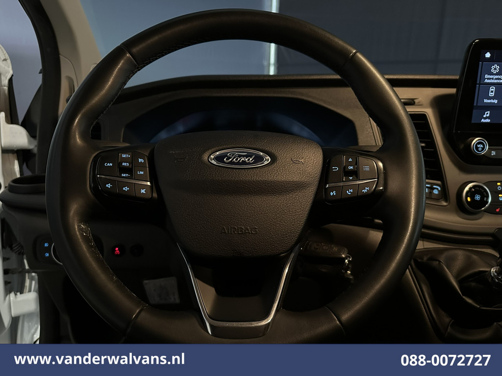 Ford Transit Custom 2.0 TDCI 130pk L2H1 Euro6 Airco | Camera | 2800kg Trekhaak | LED | Android Auto Cruisecontrol, Verwarmde voorruit, Stoelverwarming, Parkeersensoren, Bijrijdersbank 4