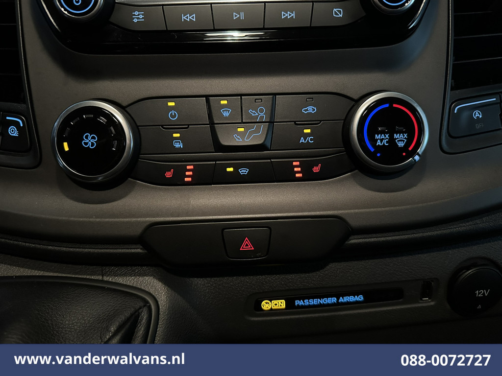 Ford Transit Custom 2.0 TDCI 130pk L2H1 Euro6 Airco | Camera | 2800kg Trekhaak | LED | Android Auto Cruisecontrol, Verwarmde voorruit, Stoelverwarming, Parkeersensoren, Bijrijdersbank 8