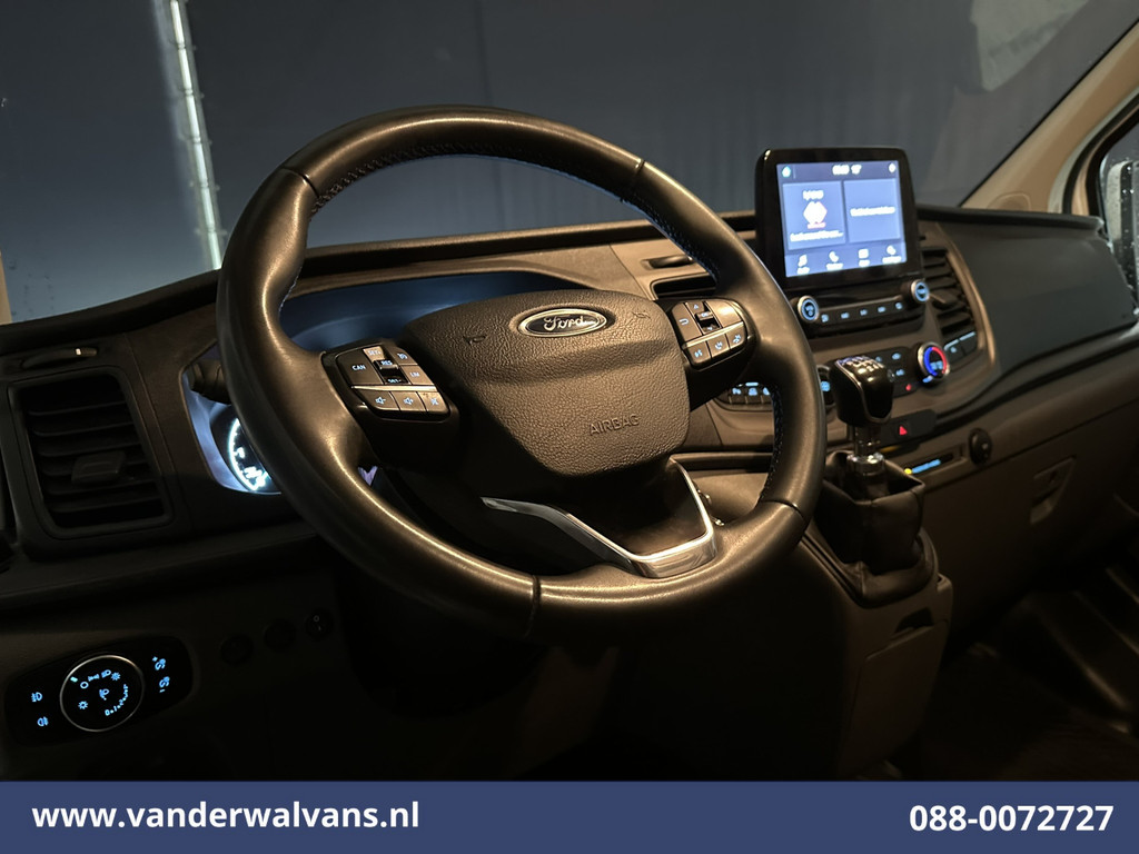Ford Transit Custom 2.0 TDCI 130pk L2H1 Euro6 Airco | Camera | Apple Carplay | Android Auto | LED | Cruisecontrol 2800kg Trekhaak, Verwarmde voorruit, Stoelverwarming, Parkeersensoren 16