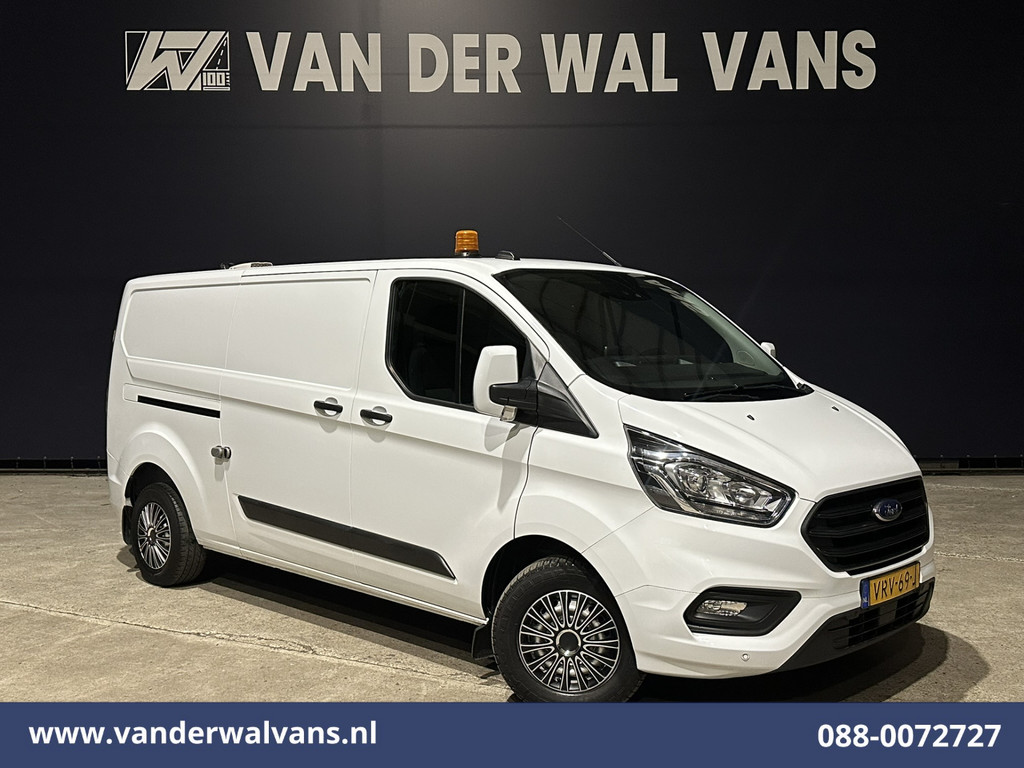 Ford Transit Custom 2.0 TDCI 130pk L2H1 Euro6 Airco | Camera | Apple Carplay | LED | Cruisecontrol | 2800kg Trekhaak Android Auto, Stoelverwarming, Verwarmde voorruit, Parkeersensoren
