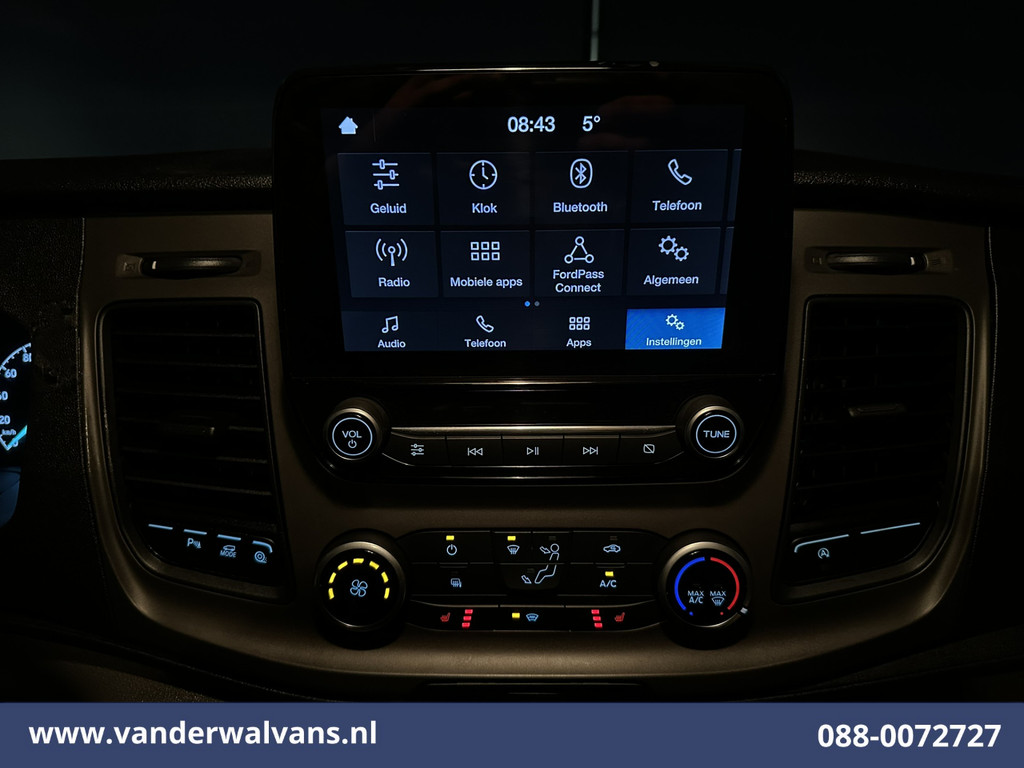 Ford Transit Custom 2.0 TDCI 130pk L2H1 Euro6 Airco | Camera | Apple Carplay | LED | Cruisecontrol | 2800kg Trekhaak Android Auto, Stoelverwarming, Verwarmde voorruit, Parkeersensoren 16