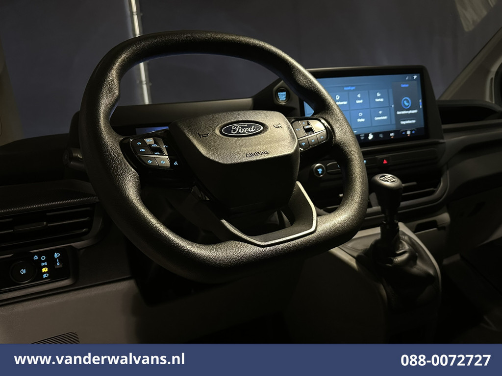 Ford Transit Custom 2.0 TDCI 130pk L2H1 Euro6 Airco | Camera | LED | Cruisecontrol | Verwarmde voorruit Parkeersensoren, Bijrijdersbank 14