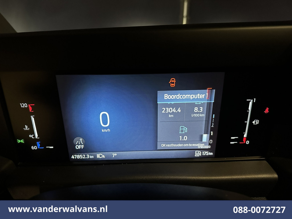 Ford Transit Custom 2.0 TDCI 130pk L2H1 Euro6 Airco | Camera | LED | Cruisecontrol | Verwarmde voorruit Parkeersensoren, Bijrijdersbank 20