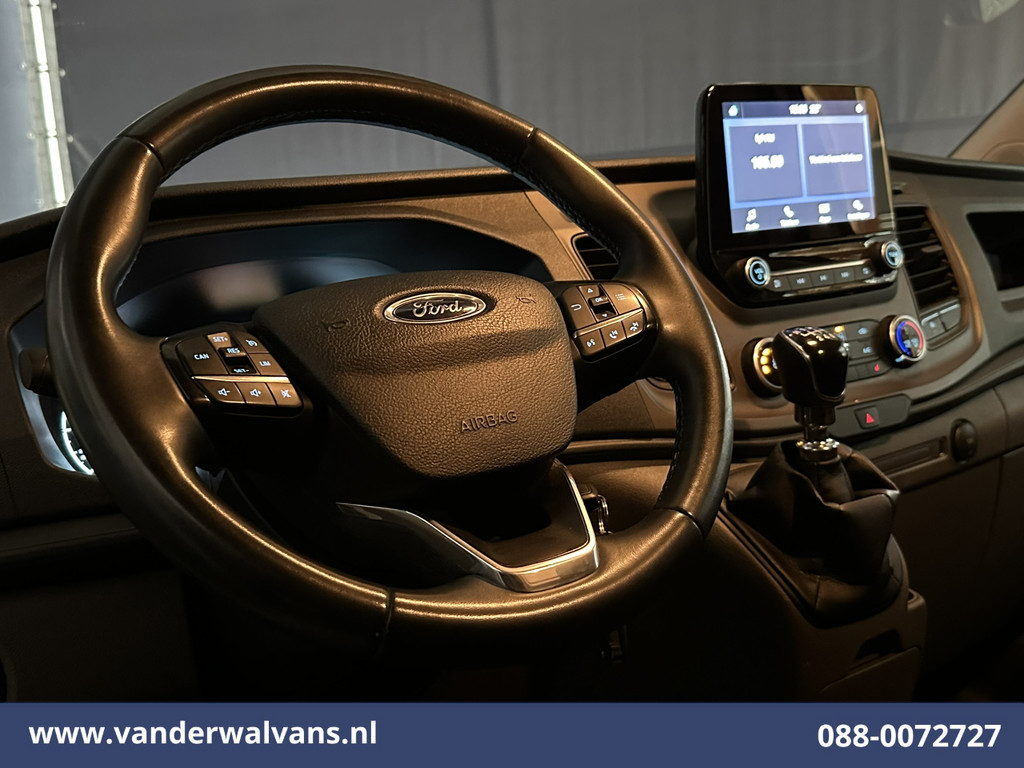 Ford Transit Custom 2.0 TDCI 130pk L2H1 Euro6 Airco | Multimedia scherm | 2800kg Trekhaak | Stoelverwarming | Cruisecontrol | Parkeersensoren, bijrijdersbank, verwarmde voorruit 8