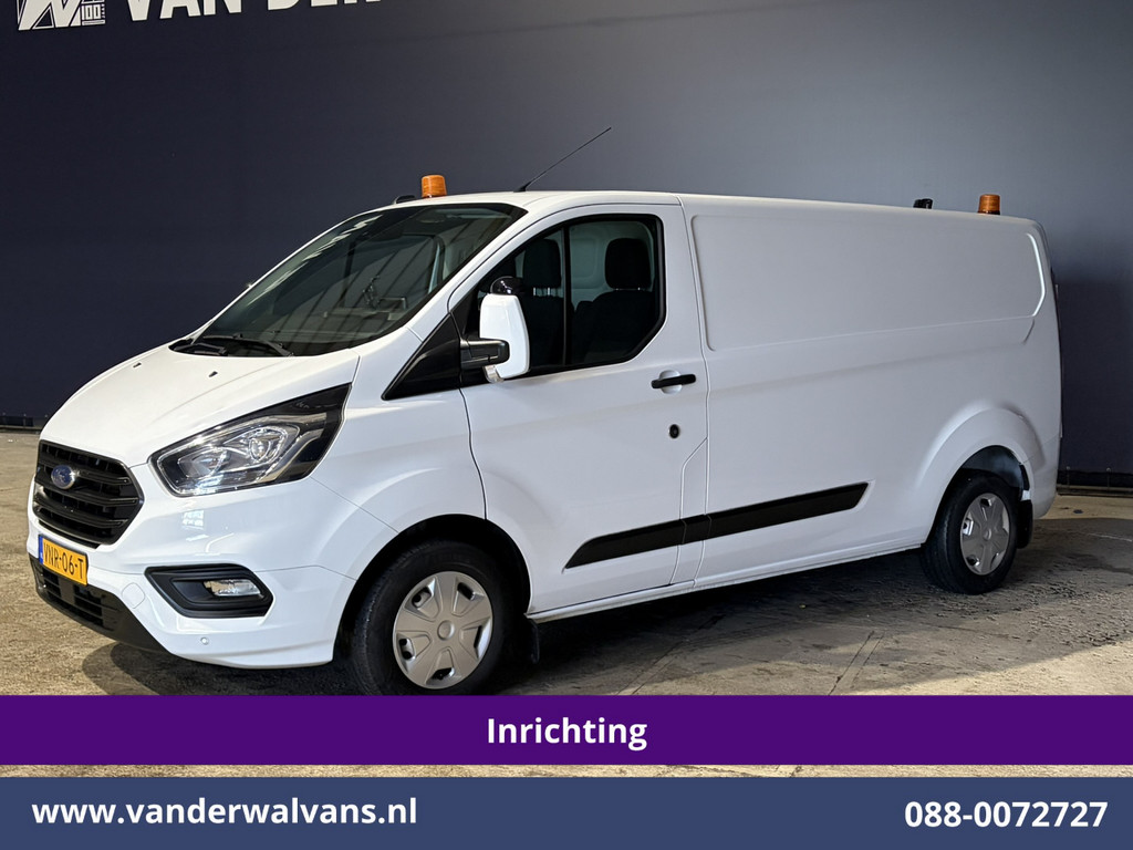 Ford Transit Custom 2.0 TDCI 130pk L2H1 Inrichting Euro6 Airco | Camera | Omvormer | LED | Cruisecontrol | Verwarmde voorruit Parkeersensoren, 2800kg trekvermogen, Bijrijdersbank 10