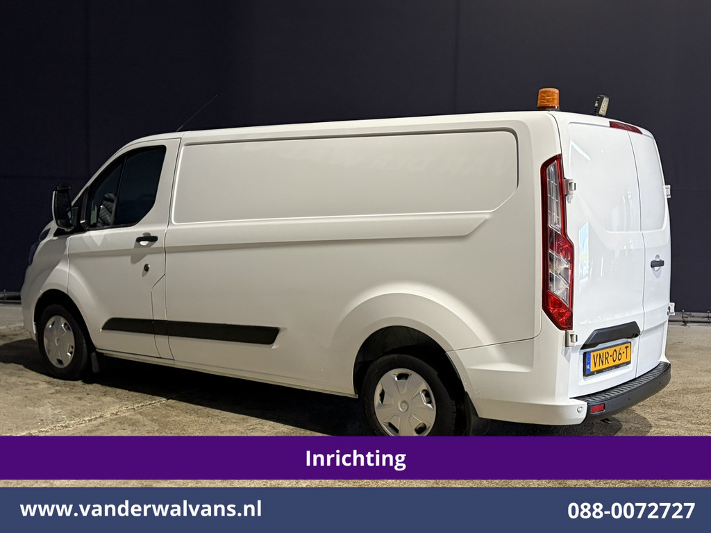 Ford Transit Custom 2.0 TDCI 130pk L2H1 Inrichting Euro6 Airco | Camera | Omvormer | LED | Cruisecontrol | Verwarmde voorruit Parkeersensoren, 2800kg trekvermogen, Bijrijdersbank 12