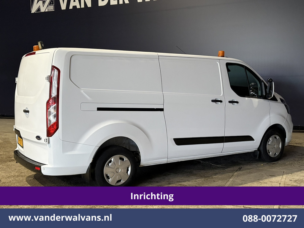 Ford Transit Custom 2.0 TDCI 130pk L2H1 Inrichting Euro6 Airco | Camera | Omvormer | LED | Cruisecontrol | Verwarmde voorruit Parkeersensoren, 2800kg trekvermogen, Bijrijdersbank 13