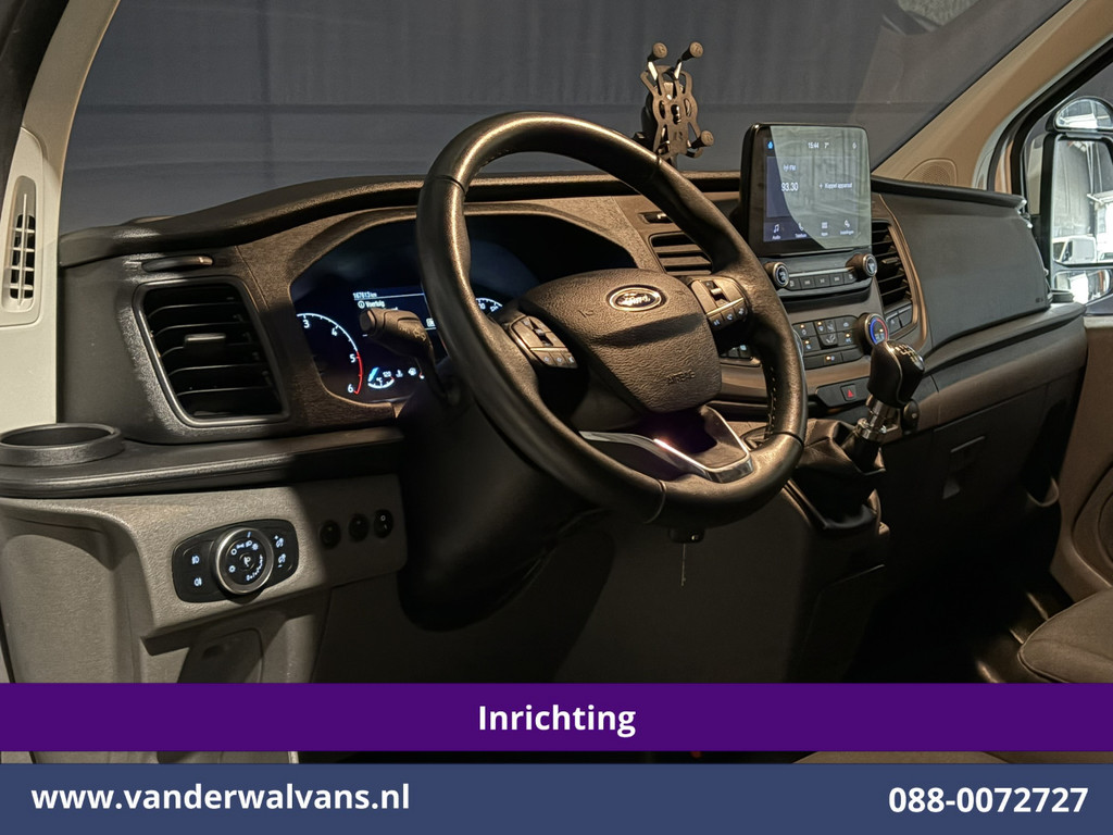Ford Transit Custom 2.0 TDCI 130pk L2H1 Inrichting Euro6 Airco | Camera | Omvormer | LED | Cruisecontrol | Verwarmde voorruit Parkeersensoren, 2800kg trekvermogen, Bijrijdersbank 18