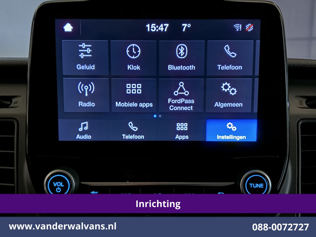 Ford Transit Custom 2.0 TDCI 130pk L2H1 Inrichting Euro6 Airco | Camera | Omvormer | LED | Cruisecontrol | Verwarmde voorruit Parkeersensoren, 2800kg trekvermogen, Bijrijdersbank 20